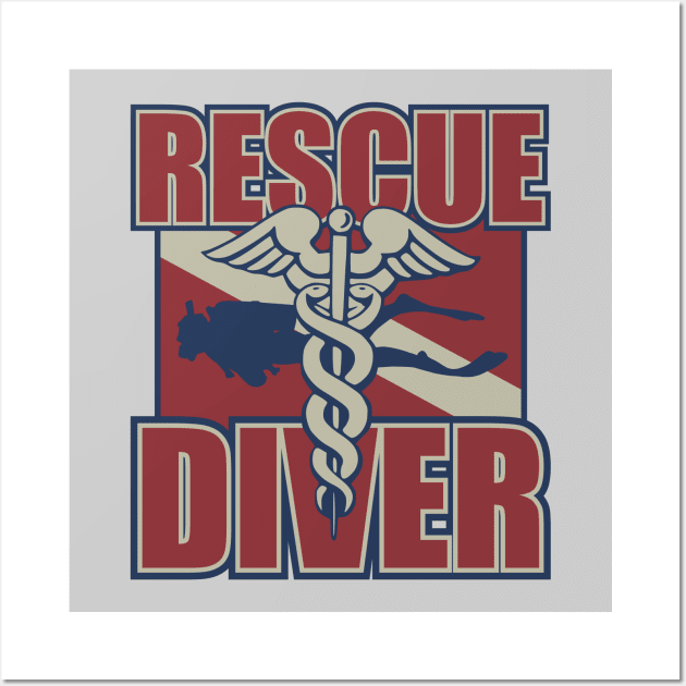 Rescue Diver Wall Art by TCP